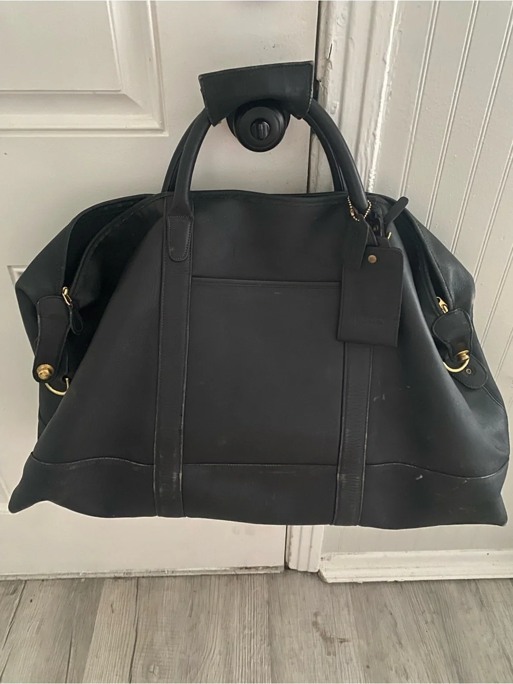 Coach Large Leather Duffle Bag